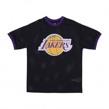 maglietta uomo nba team logo mesh os tee loslak BLACK/TRUE PURPLE