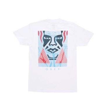 maglietta uomo deco icon face classic tee WHITE