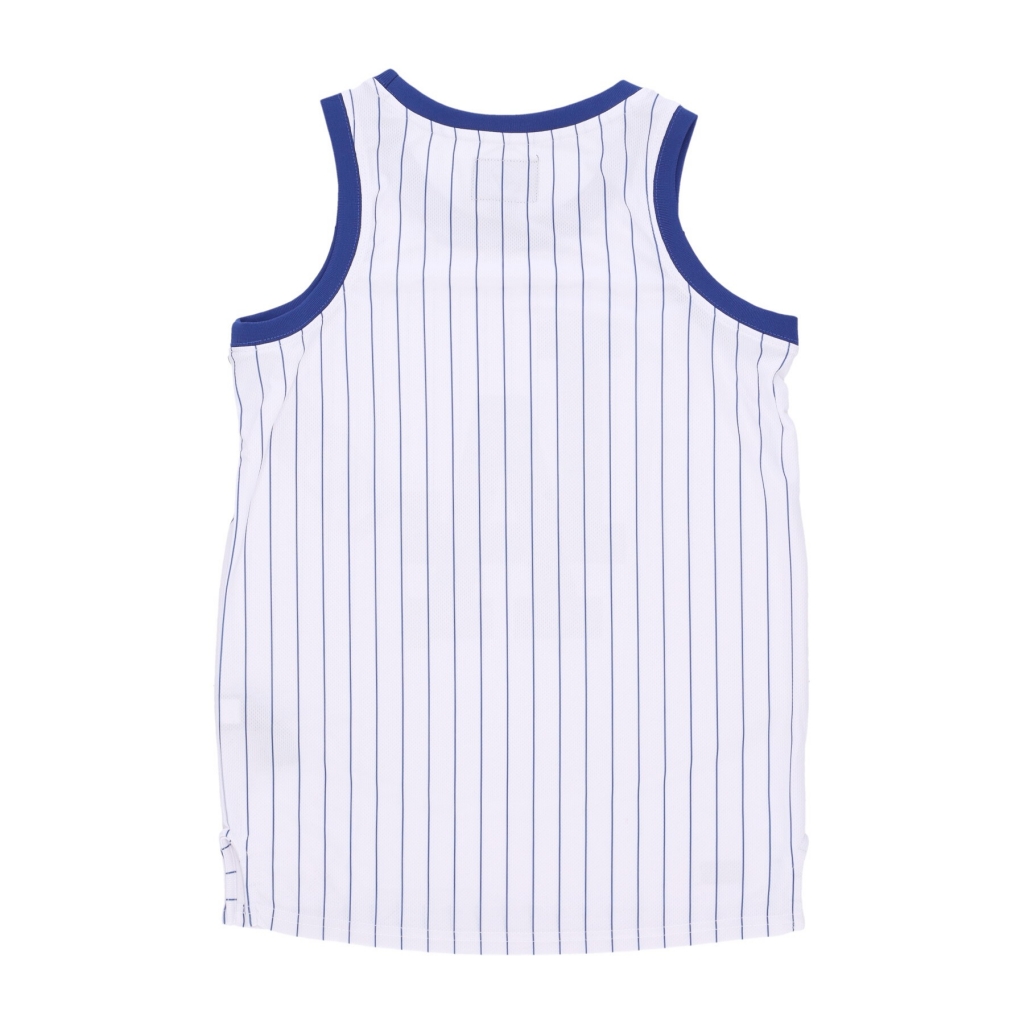 canotta tipo basket uomo mlb pinstriped grafton jersey losdod WHITE WASH