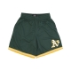 pantaloncino tipo basket uomo mlb back court grafton shorts oakath DARK GREEN