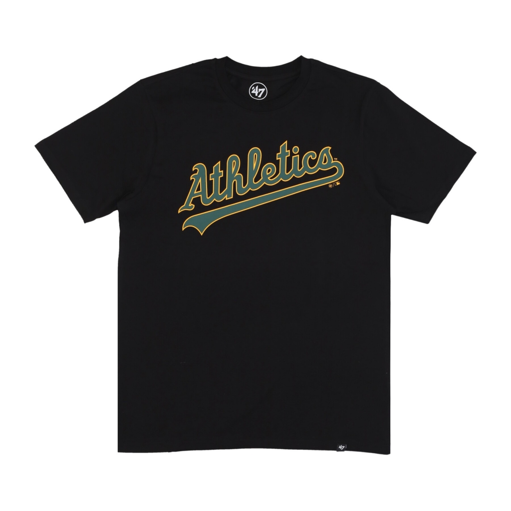 maglietta uomo mlb imprint echo tee oakath JET BLACK