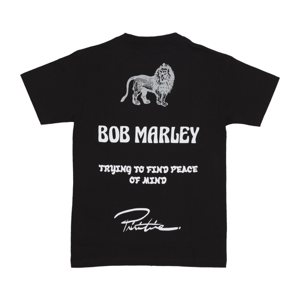 maglietta uomo heartache tee x bob marley BLACK