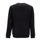 felpa girocollo uomo 3-stripes crewneck BLACK