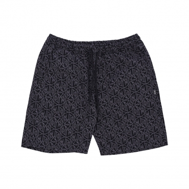 pantalone corto uomo monogram dlynr jogger shorts BLACK