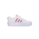 scarpa bassa donna nizza platform w CLOUD WHITE/SUPER POP/CORE BLACK