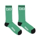 calza media uomo logo socks GREEN/BLACK