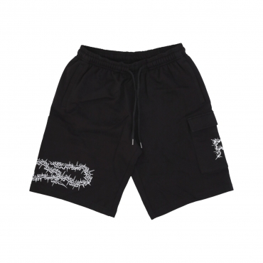 pantalone corto tuta uomo gear sweatshorts BLACK