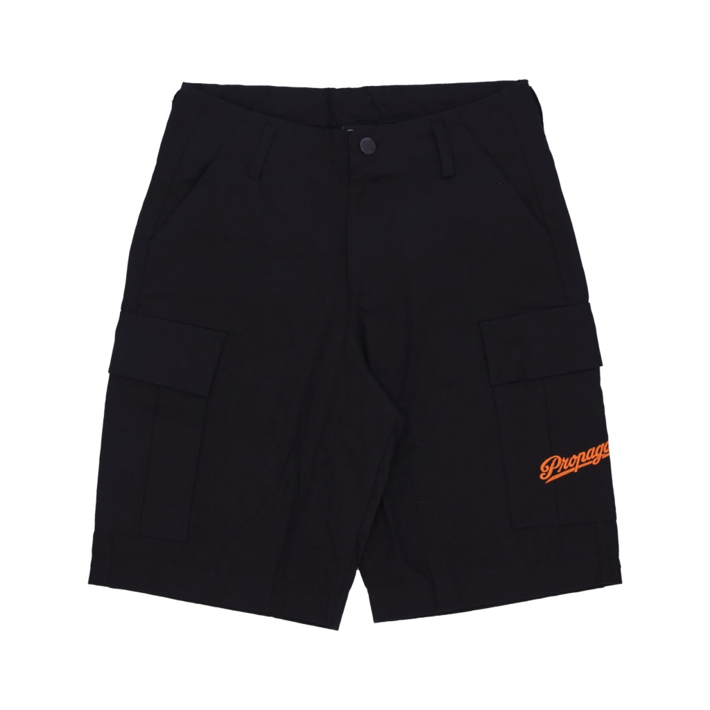 pantalone corto uomo cargo shorts BLACK