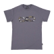 maglietta uomo logo hazard tee GREY