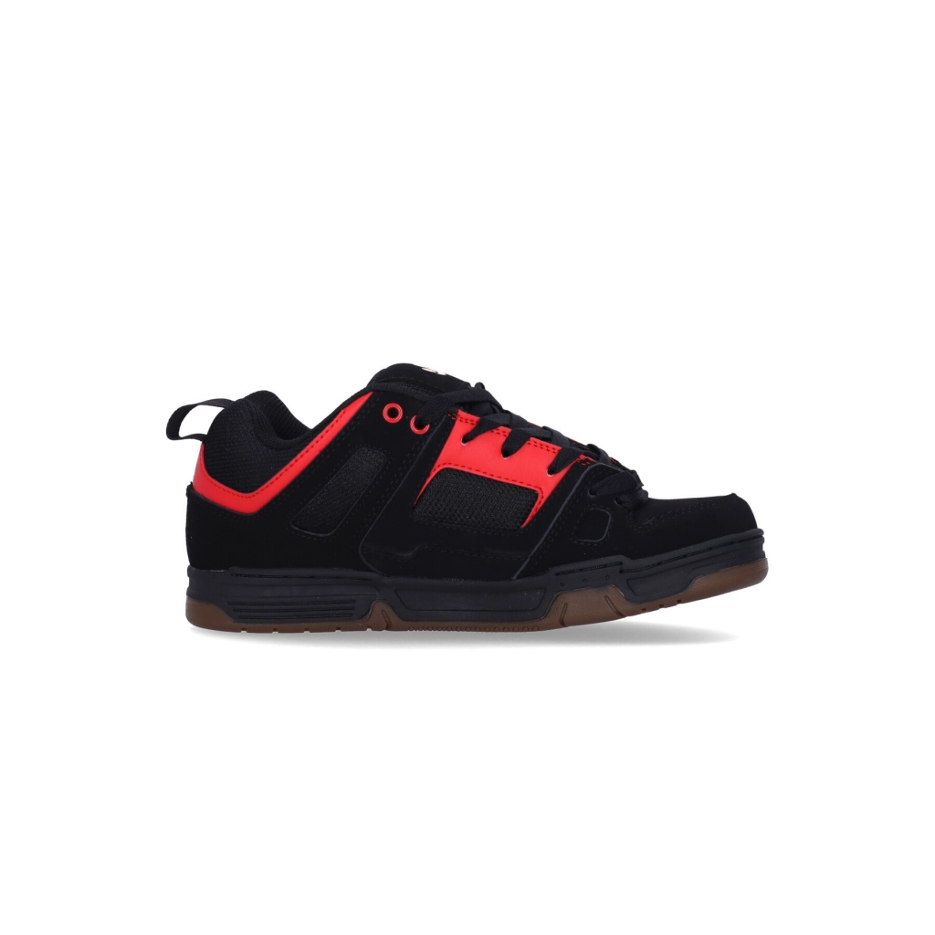 scarpe skate uomo gambol BLACK/RED/GUM/NUBUCK