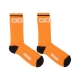 calza media uomo logo socks ORANGE/BLACK