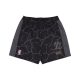 pantaloncino tipo basket uomo skeleton shorts BLACK