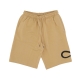 pantalone corto tuta uomo logo sweatshorts CAMEL