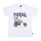 maglietta uomo ride or die tee WHITE