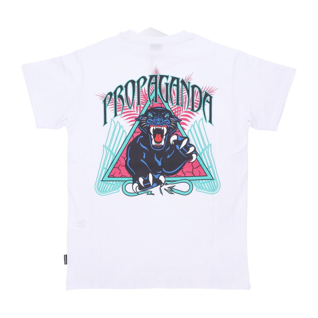 maglietta uomo triangle panther tee WHITE