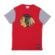 maglietta uomo nhl color blocked tee chibla SCARLET