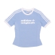 maglietta donna slim logo tee AMBIENT SKY