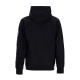 felpa cappuccio uomo barbed wire hoodie BLACK