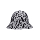 cappello da pescatore uomo street king casual WHITE/BLACK