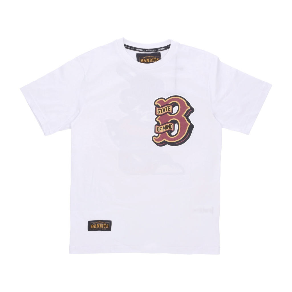 maglietta uomo b-andits tee WHITE