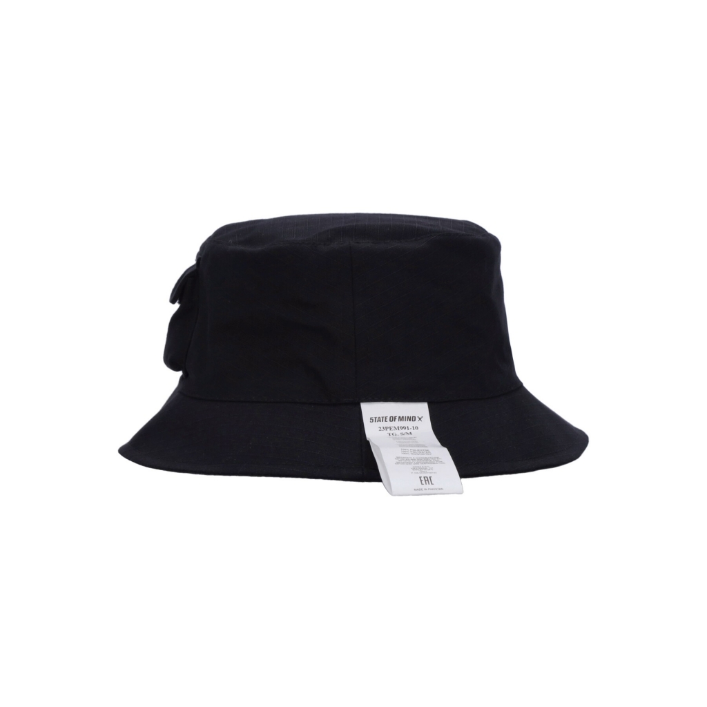 cappello da pescatore uomo retrofuture bucket BLACK