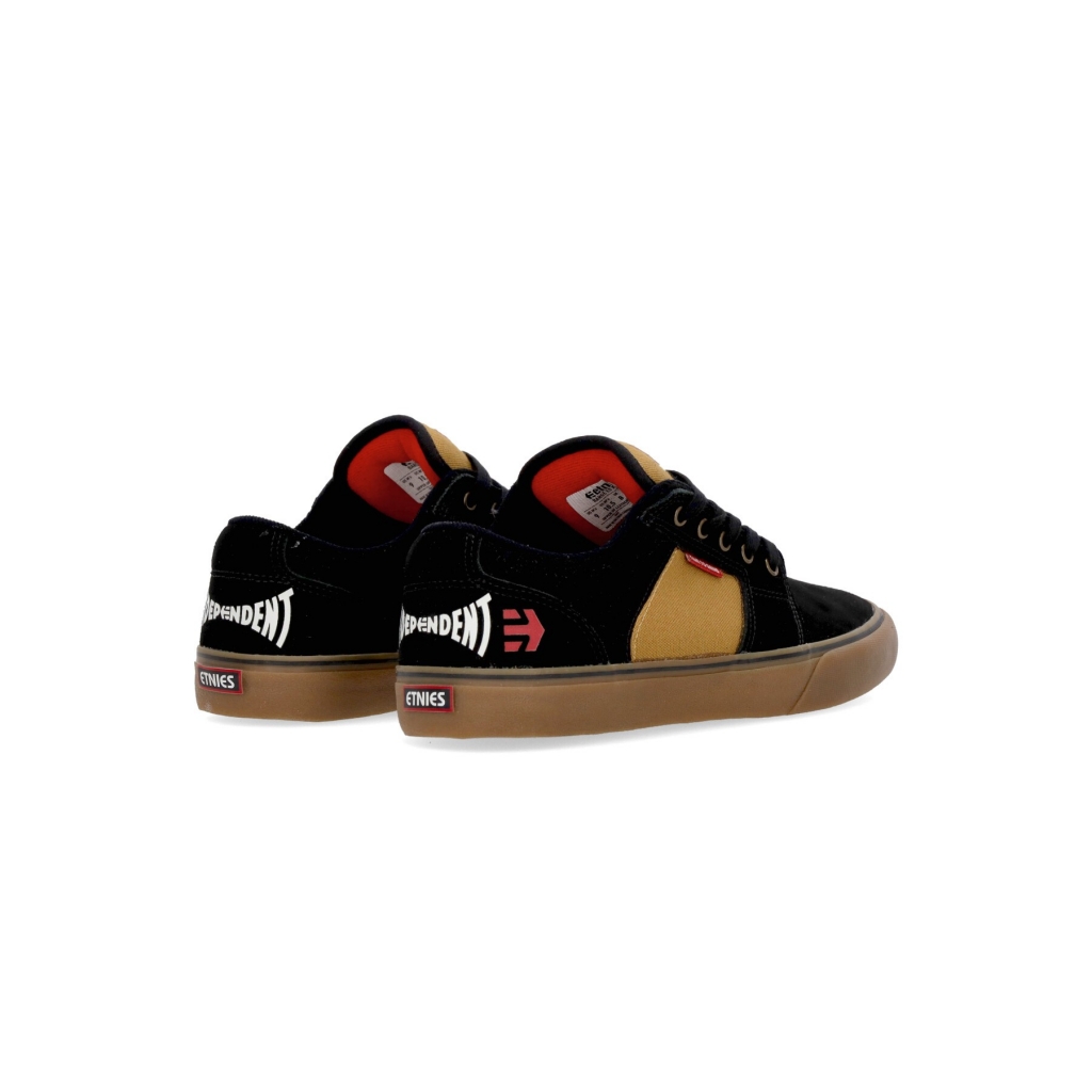 scarpe skate uomo barge ls x indy BLACK/BROWN