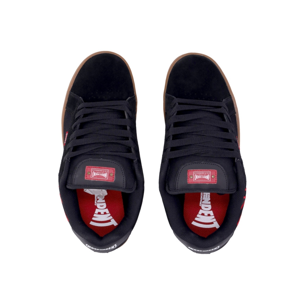 scarpe skate uomo fader x indy BLACK/GUM