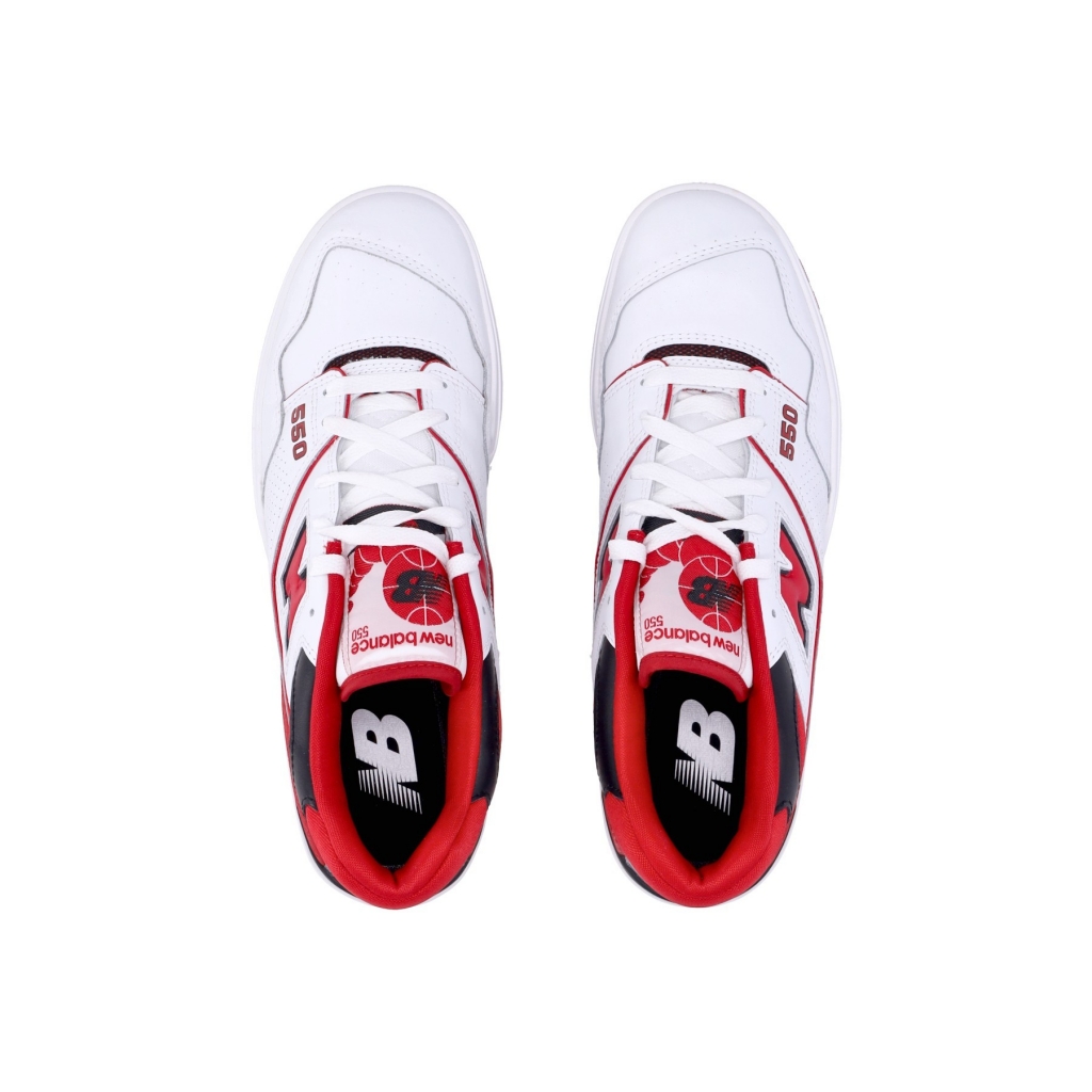 scarpa bassa uomo 550 WHITE/RED