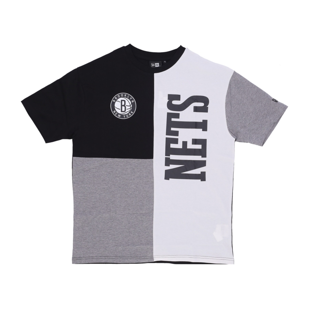 maglietta uomo nba cut and sew os tee bronet BLACK/HEATHER GREY