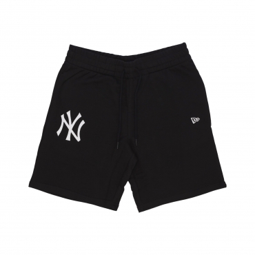 pantalone corto tuta uomo mlb league essentials shorts neyyan BLACK/WHITE