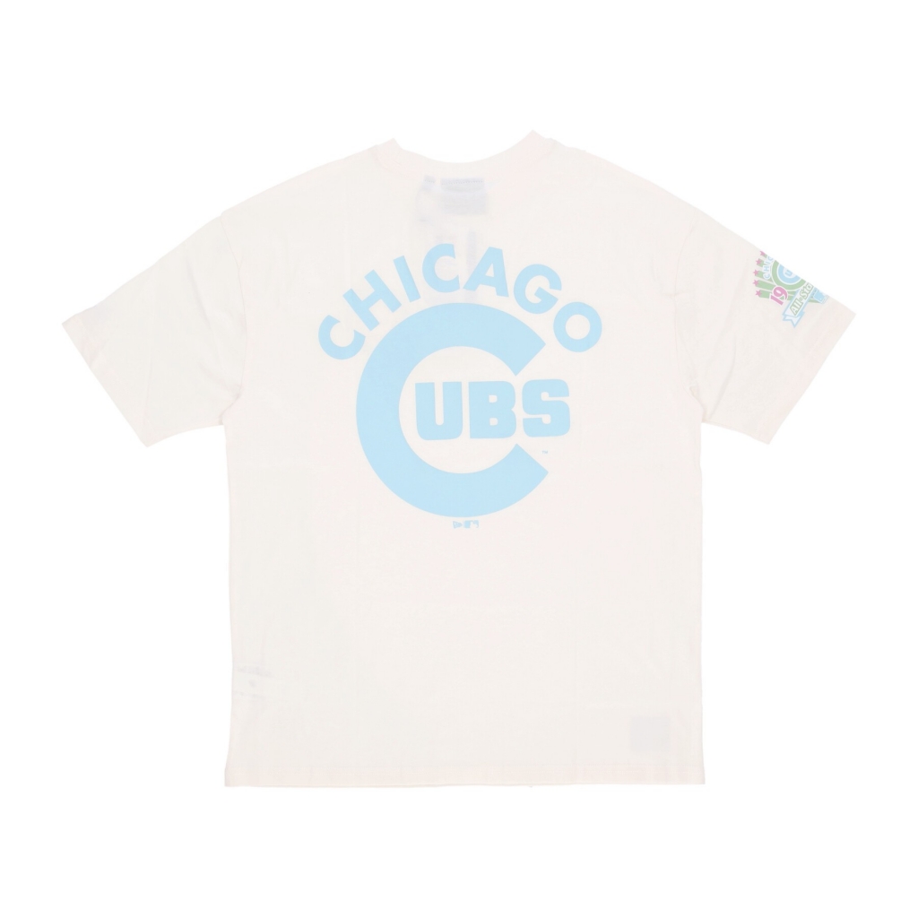 New era 60357130 MLB Pastel Chicago Cubs Short Sleeve T-Shirt White