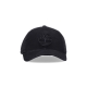 cappellino visiera curva uomo canvas baseball cap BLACK