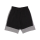 pantalone corto tuta uomo nba colour block shorts bronet BLACK/HEATHER GREY