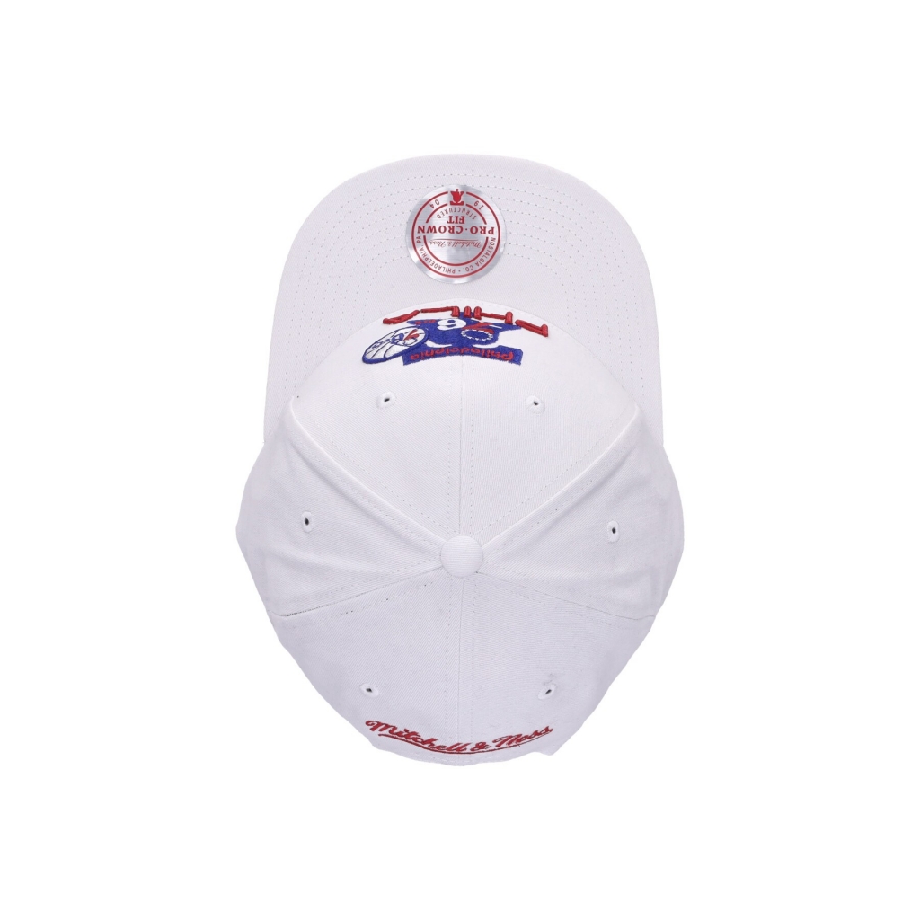 cappellino visiera curva uomo nba all in pro snapback hwc phi76e WHITE