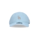 cappellino visiera curva uomo mlb mini logo 920 losdod CHROME BLUE/WHITE