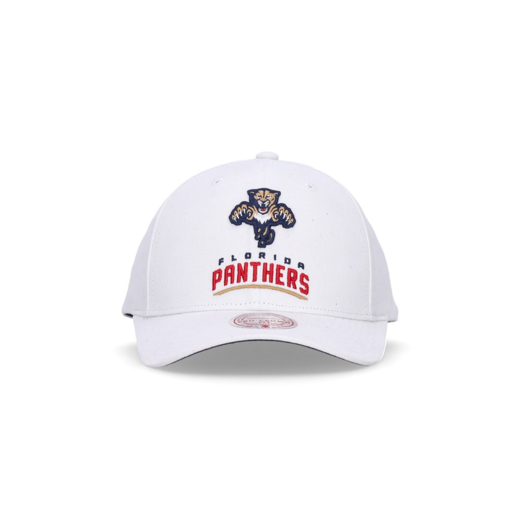 cappellino visiera curva uomo nhl all in pro snapback flopan WHITE