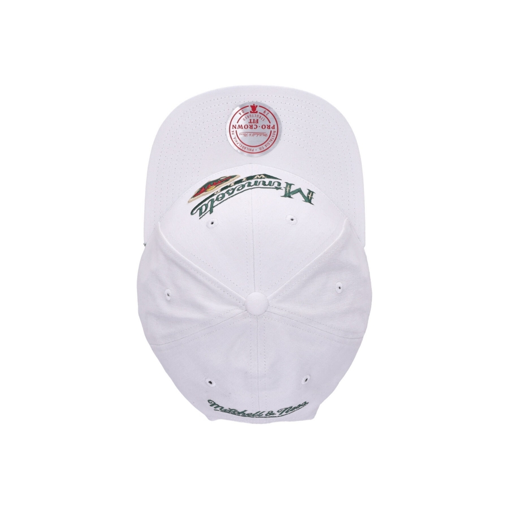 cappellino visiera curva uomo nhl all in pro snapback minwil WHITE