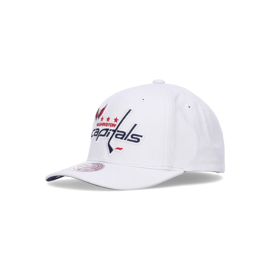 cappellino visiera curva uomo nhl all in pro snapback wascap WHITE