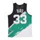 canotta tipo basket uomo nba paint brush mesh tank no 33 larry bird boscel MULTI/WHITE