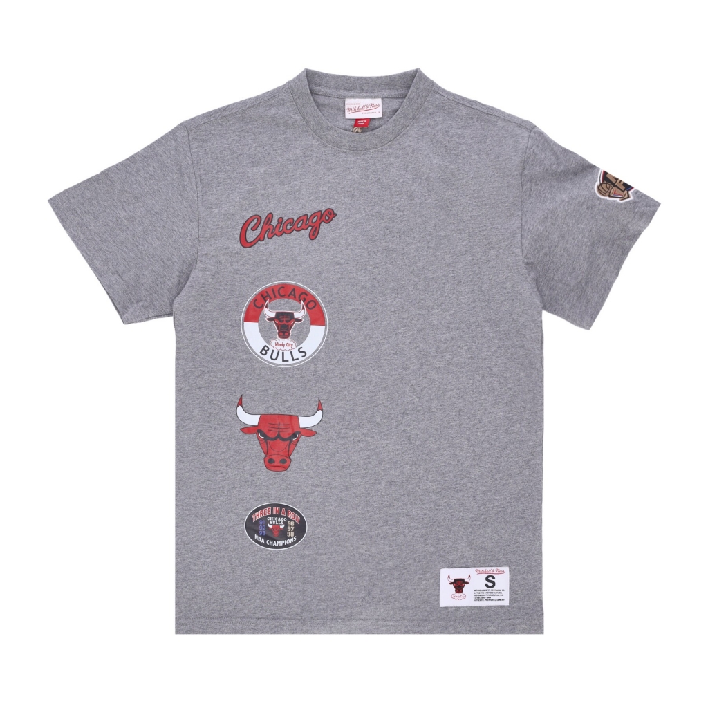 maglietta uomo nba hometown tee chibul GREY HEATHER