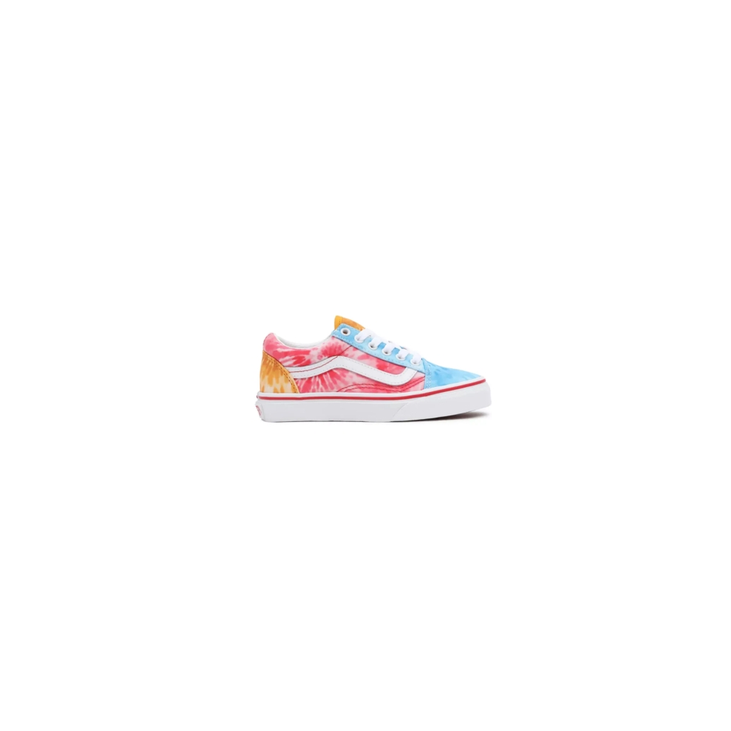 scarpa bassa bambino old skool tie dye block MULTI/TRUE WHITE