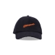 cappellino visiera curva uomo signature dad hat BLACK/ORANGE