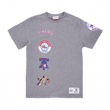 maglietta uomo nba hometown tee phi76e GREY HEATHER