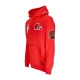 felpa cappuccio uomo nhl hometown fleece hoodie quenor RED