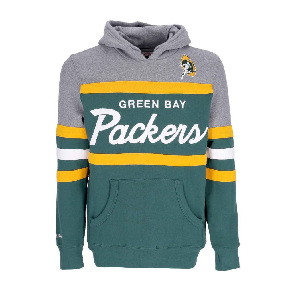 Mitchell & Ness sweatshirt Green Bay Packers NFL Team Logo Hoody grey