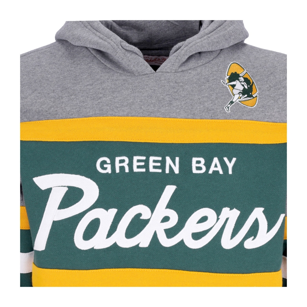 Green Bay Packers Mitchell & Ness Head Coach Hoodie - Dark Green