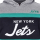 felpa cappuccio uomo nfl headcoach hoodie neyjet BLACK