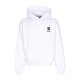 felpa cappuccio uomo mambo mix hoodie WHITE