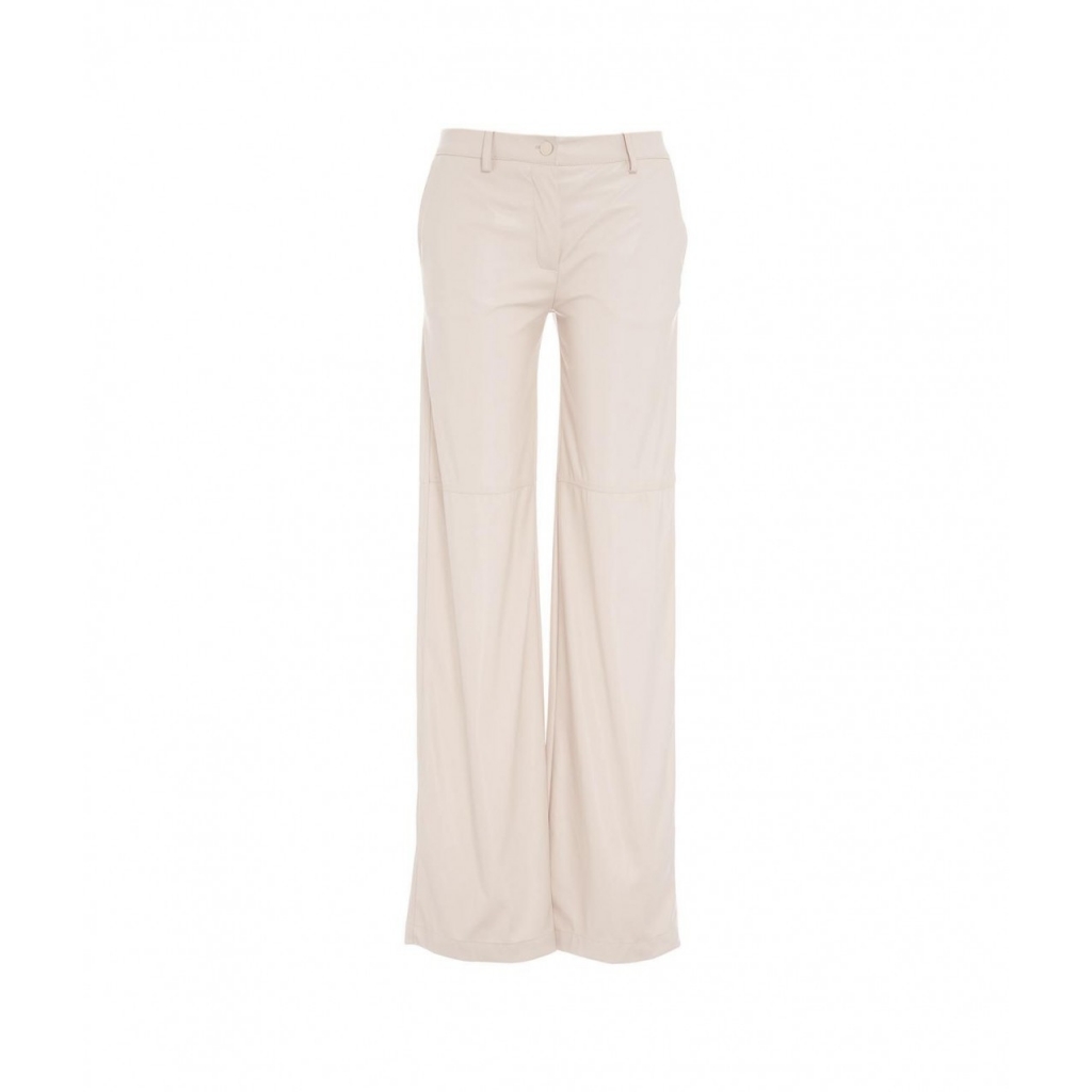 Pantaloni in pelle da donna beige Bolf J1296 BEIGE