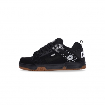 scarpe skate uomo comanche BLACK/WHITE PRINTED NUBUCK